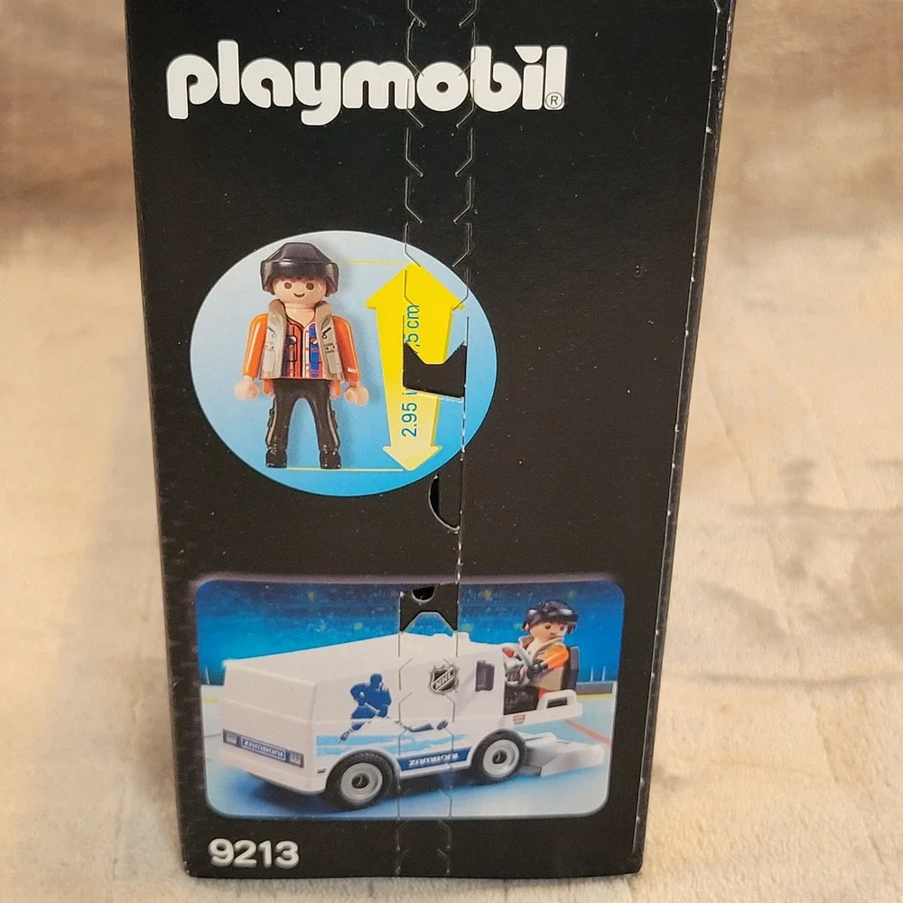 Playmobil Zamboni White NHL Ice Resurfacing Vehicle Set 9213‎ NEW